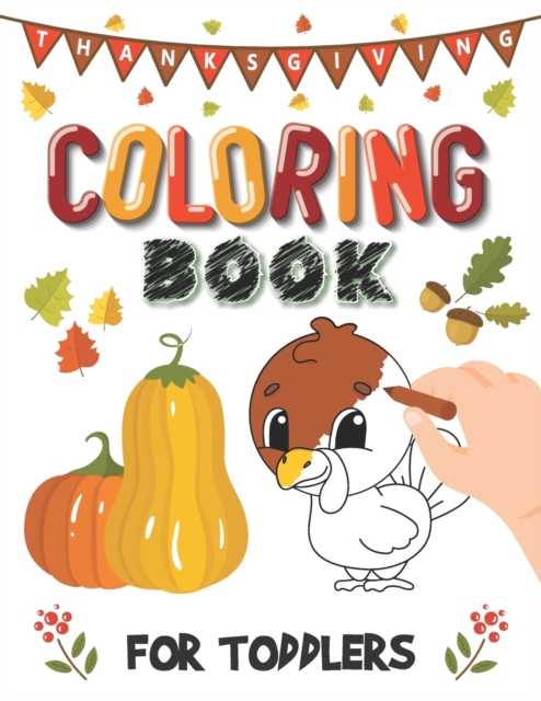 Thanksgiving Coloring Book For Toddlers