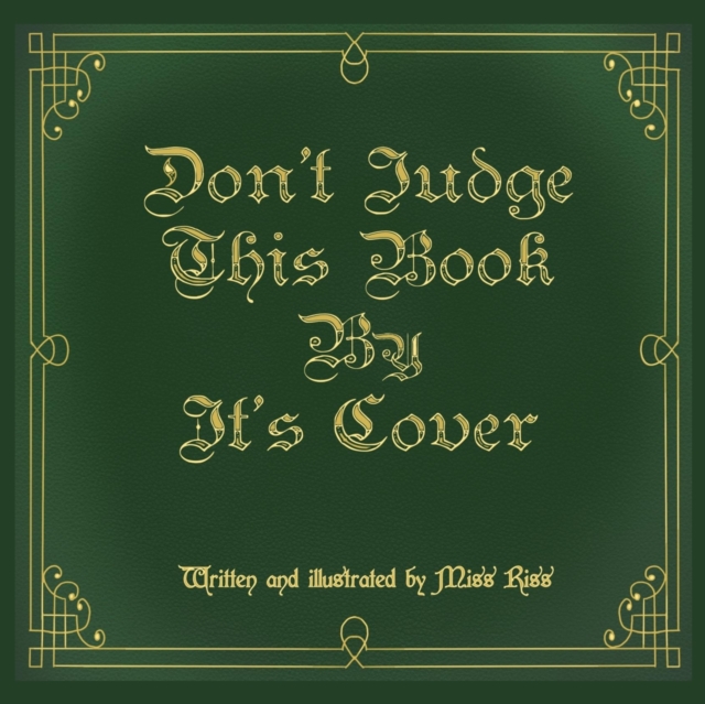 Don't Judge This Book By It's Cover