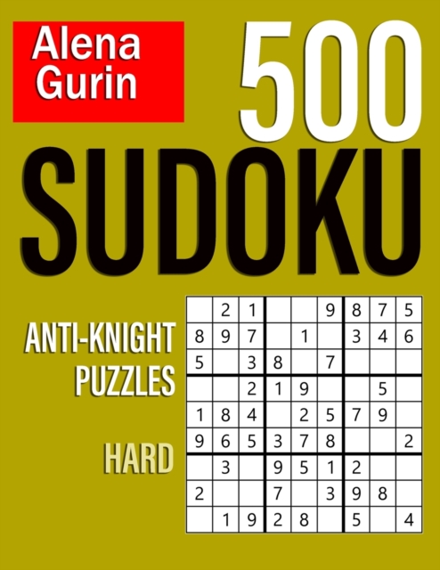 500 Sudoku Anti-Knight Puzzles Hard