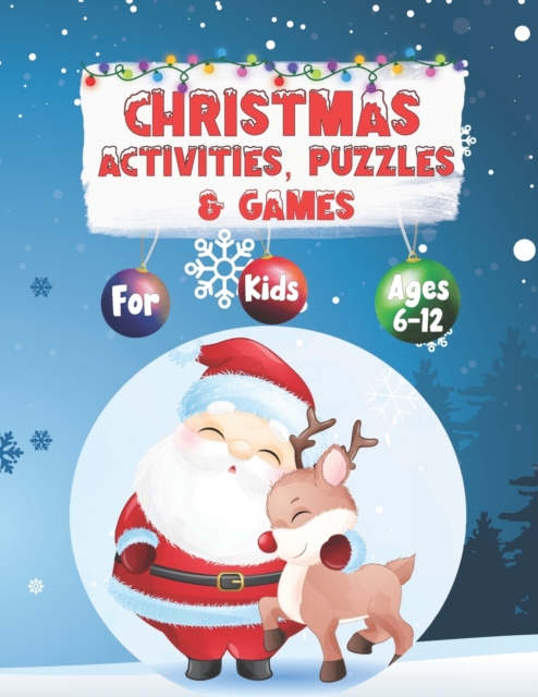 Christmas Activities, Puzzles, and Games for Kids Ages 6 -12