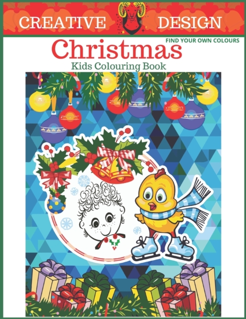 Creative Design Christmas Colouring Book For Kids
