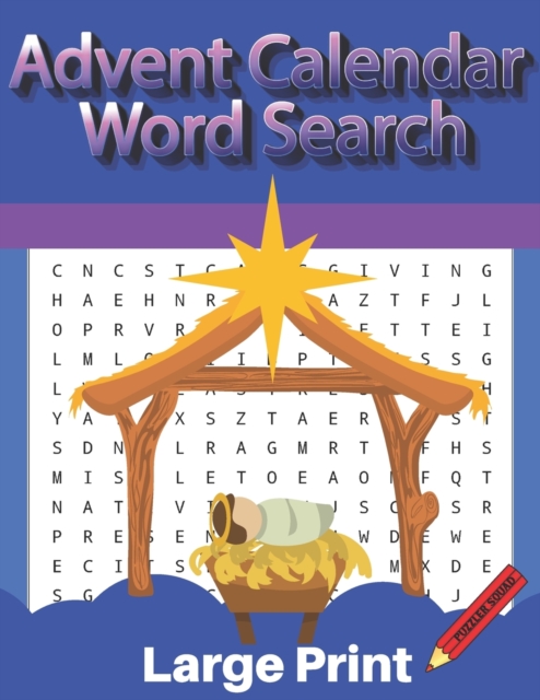 Puzzler Squad Advent Calendar Word Search Large Print