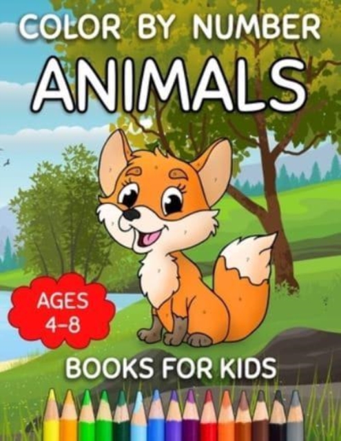 Color By Number Books For Kids Ages 4-8
