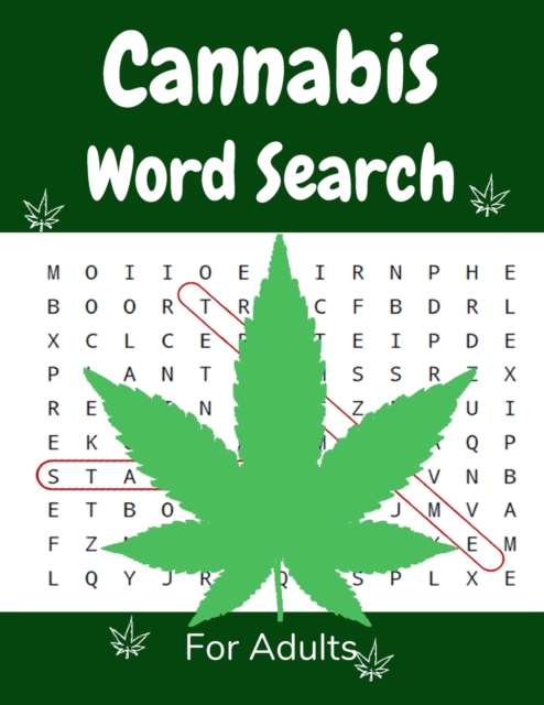 Cannabis Word Search For Adults