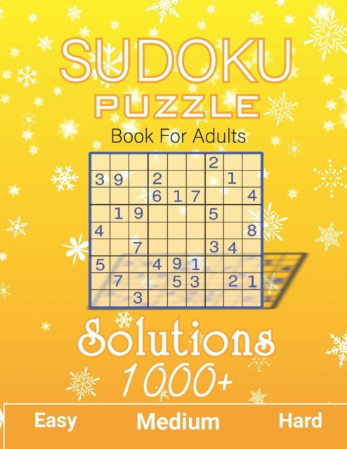 1000+ Sudoku Puzzles Book For Adults Easy Medium Hard Solution