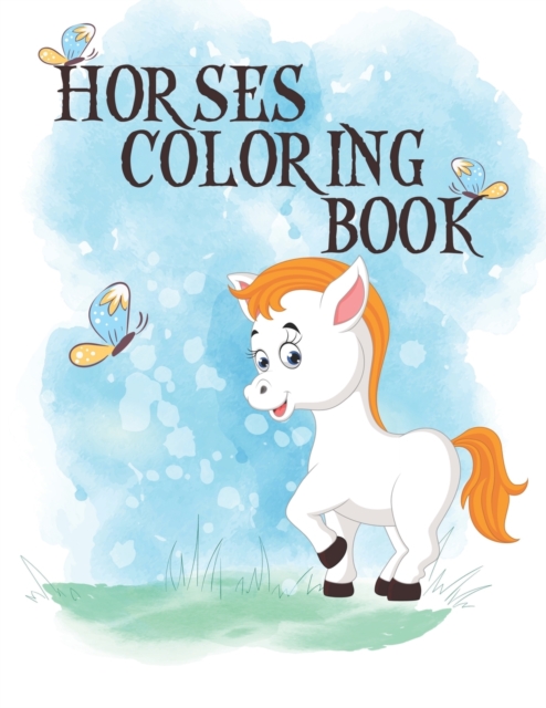 Horses Coloring Book