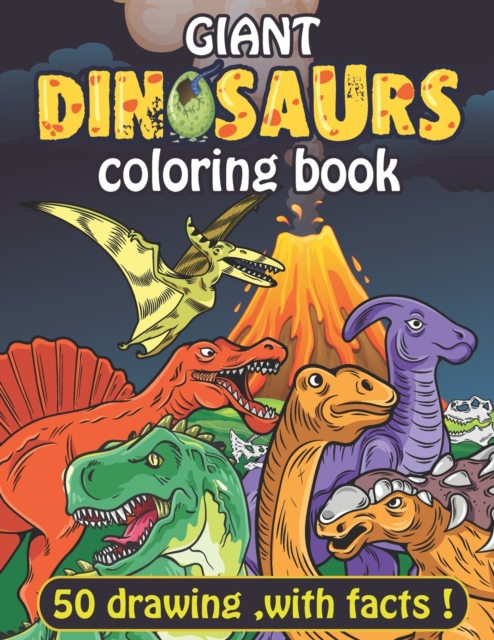Giant Dinosaurs coloring book