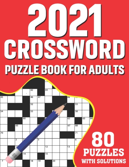 2021 Crossword Puzzle Book For Adults