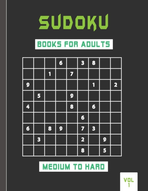 Sudoku books for adults medium to hard vol 1
