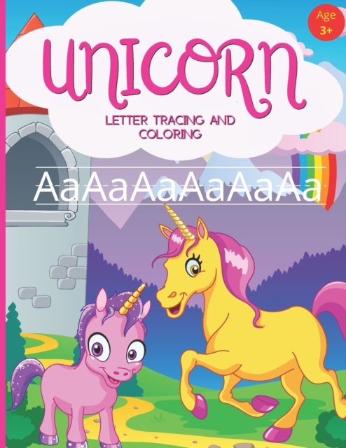 Unicorn Letter Tracing and Coloring