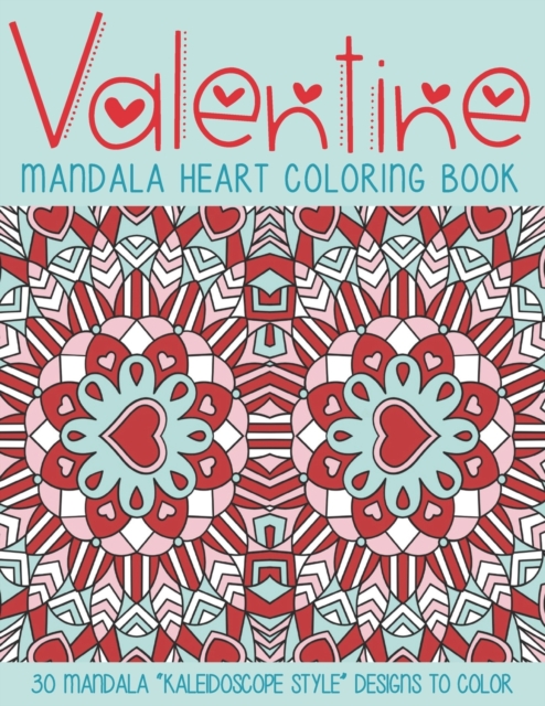 Valentine Mandala Heart Coloring Book