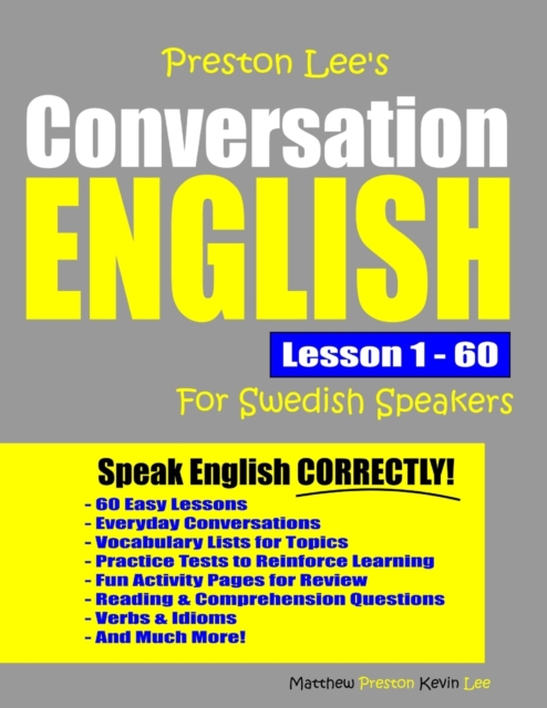 Preston Lee's Conversation English For Swedish Speakers Lesson 1 - 60