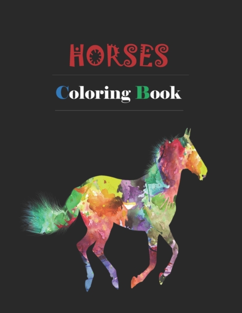 Horses Coloring Book