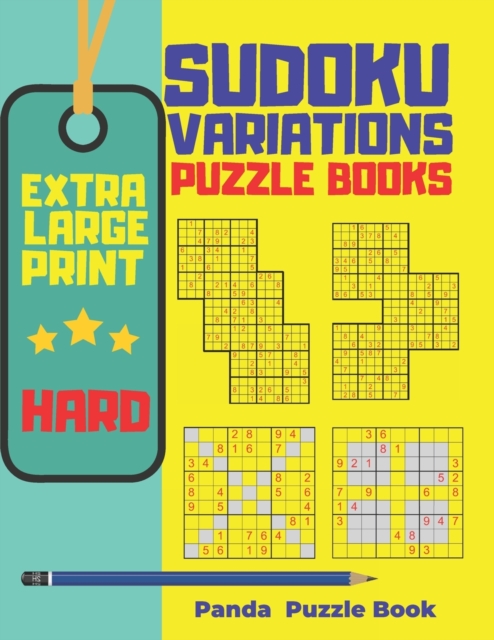 Extra Large Print Sudoku Variations Puzzle Books Hard