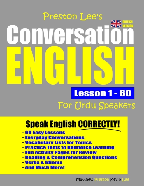 Preston Lee's Conversation English For Urdu Speakers Lesson 1 - 60 (British Version)