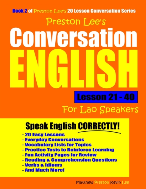 Preston Lee's Conversation English For Lao Speakers Lesson 21 - 40
