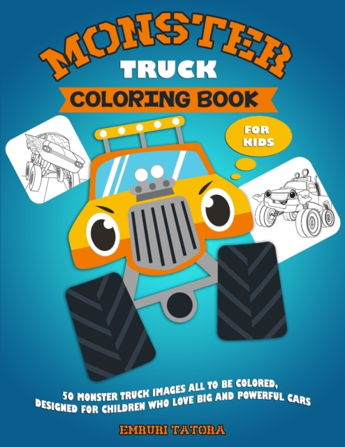 Monster Truck Coloring Book for Kids