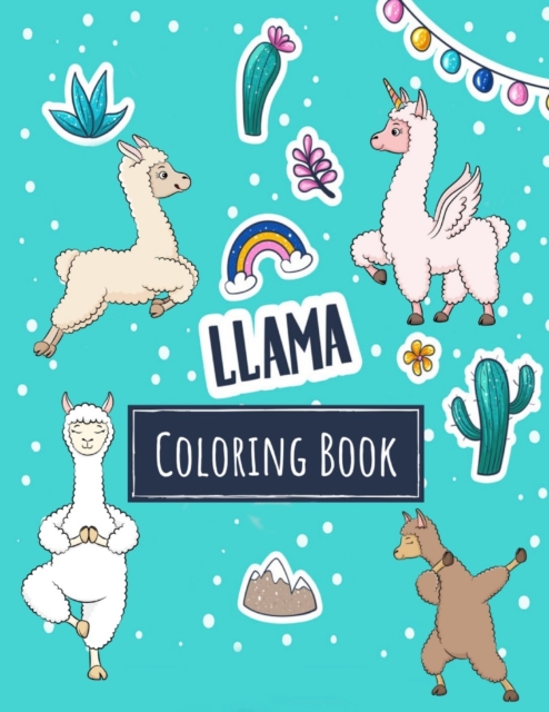Llama Coloring Book