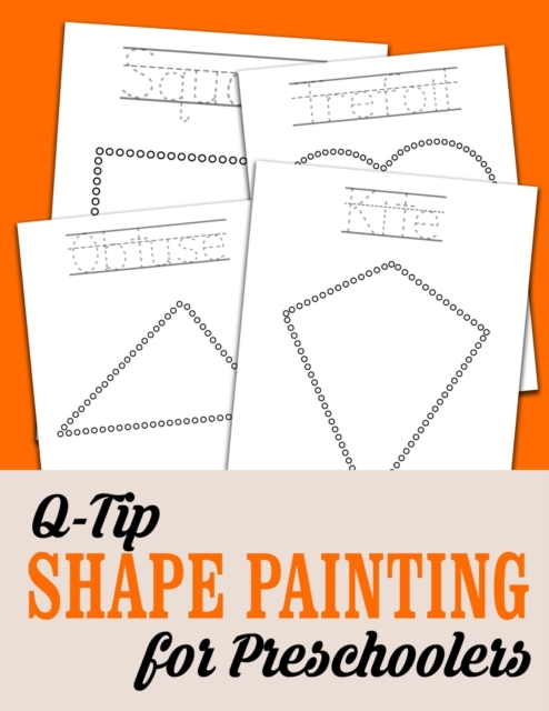 Q-Tip Shape Painting For Preschoolers