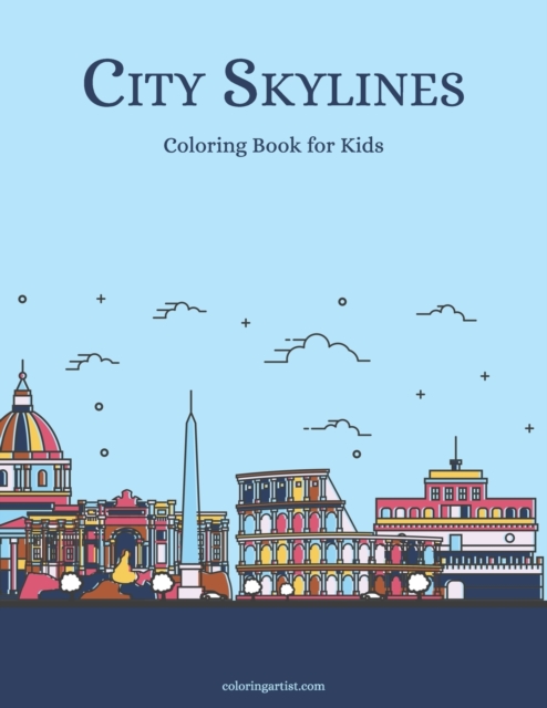 City Skylines Coloring Book for Kids