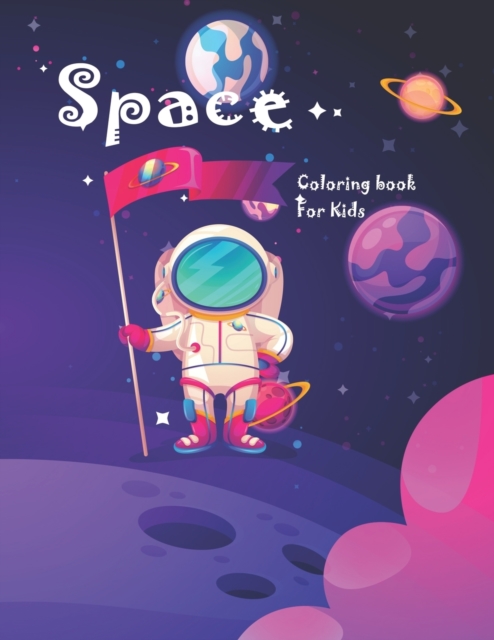 space coloring book for kids