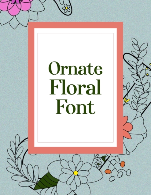 Ornate Floral Font