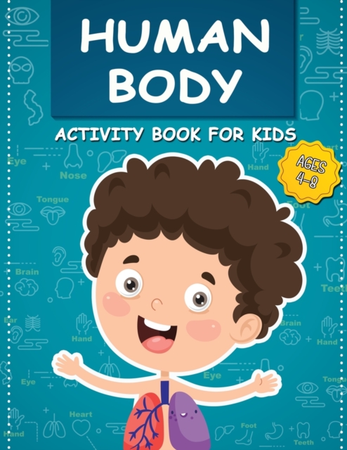 Human Body Activity Book for Kids Ages 4-8
