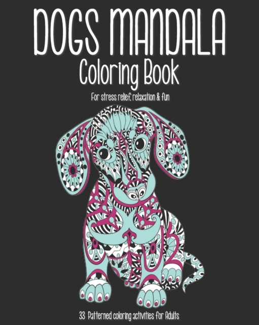 Dogs Mandala Coloring Book