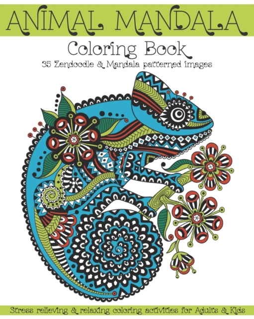 Animal Mandala Coloring Book