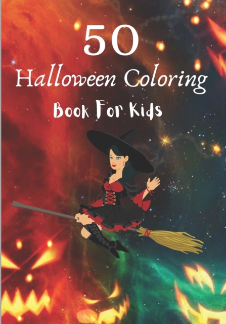 50 Halloween Coloring Book For Kids