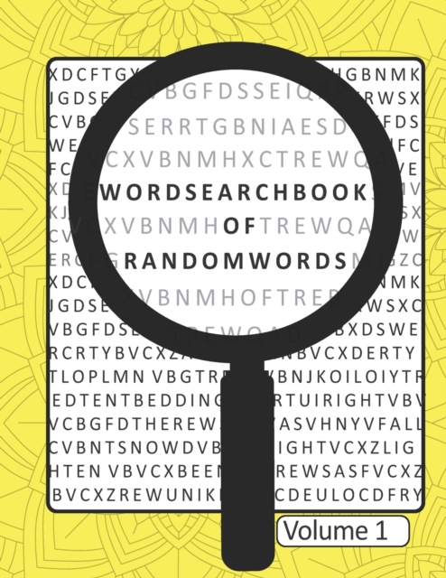 Word Search Book Of Random Words Volume 1
