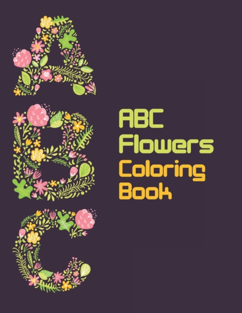 ABC Flowers Coloring Book