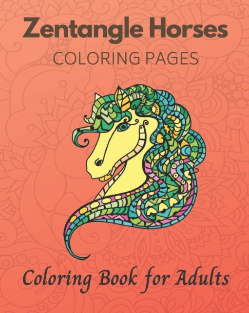 Zentangle Horses Coloring Pages