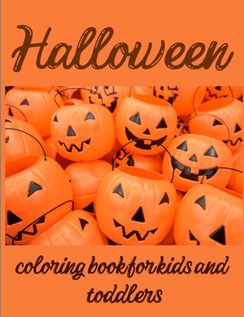 halloween coloring book for kids and toddlers