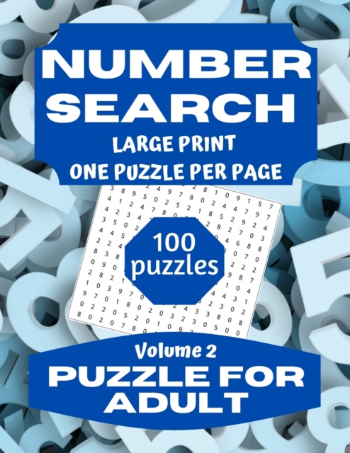 Number Search Puzzle for Adults