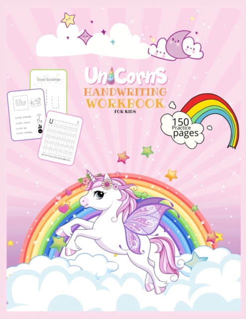 Unicorns Handwriting Workbook for Kids