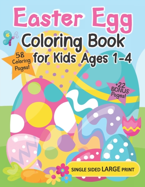 Easter Coloring Book for Kids Ages 1-4