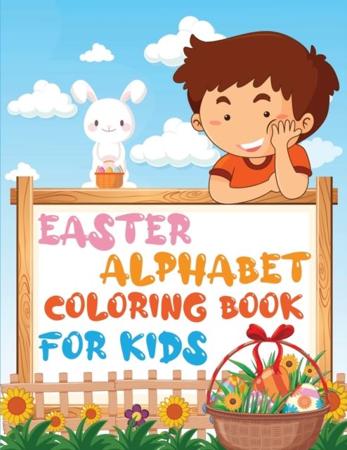 Easter Alphabet Coloring Book for Kids