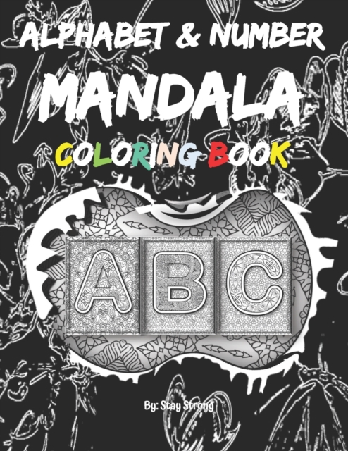 Alphabet & Number Mandala Coloring Book