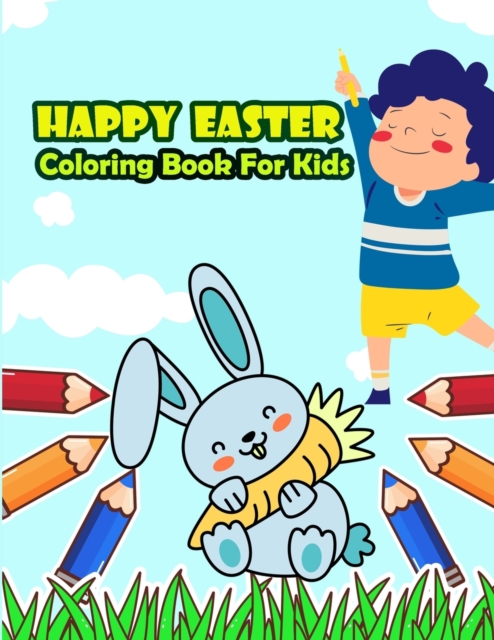 Happy Easter Coloring Book For Kids