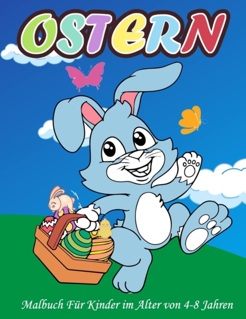 Ostern-Malbuch Fur Kinder im Alter von 4-8 Jahren