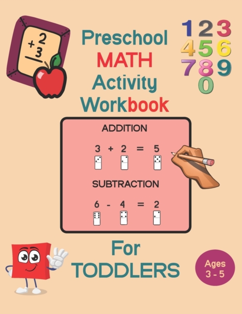 Preschool math activity workbook for toddlers ages 3-5