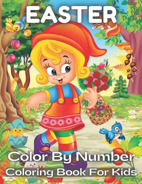 Easter Color By Number Coloring Book For Kids