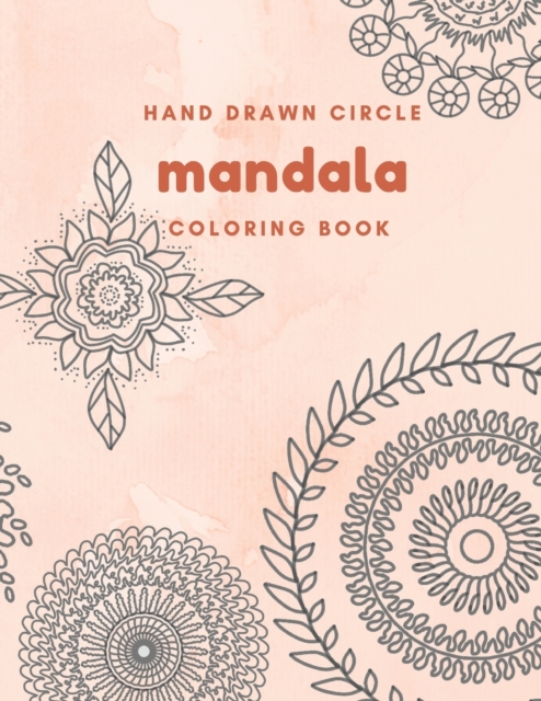 Hand drawn circle mandala coloring book
