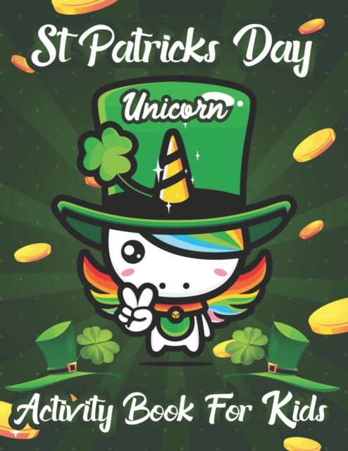 St. Patrick's Day Unicorn Activity Book for Kids