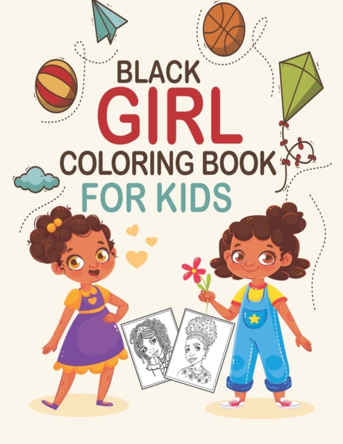 Black Girl Coloring Book For Kids