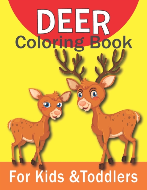 Deer Coloring Book For Kids &Toddlers