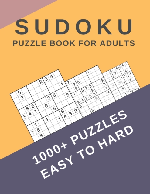 Sudoku Puzzle Book For Adults
