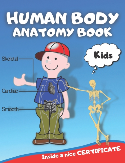 Human body anatomy book kids
