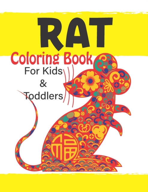 RAT Coloring Book For Kids & Toddlers
